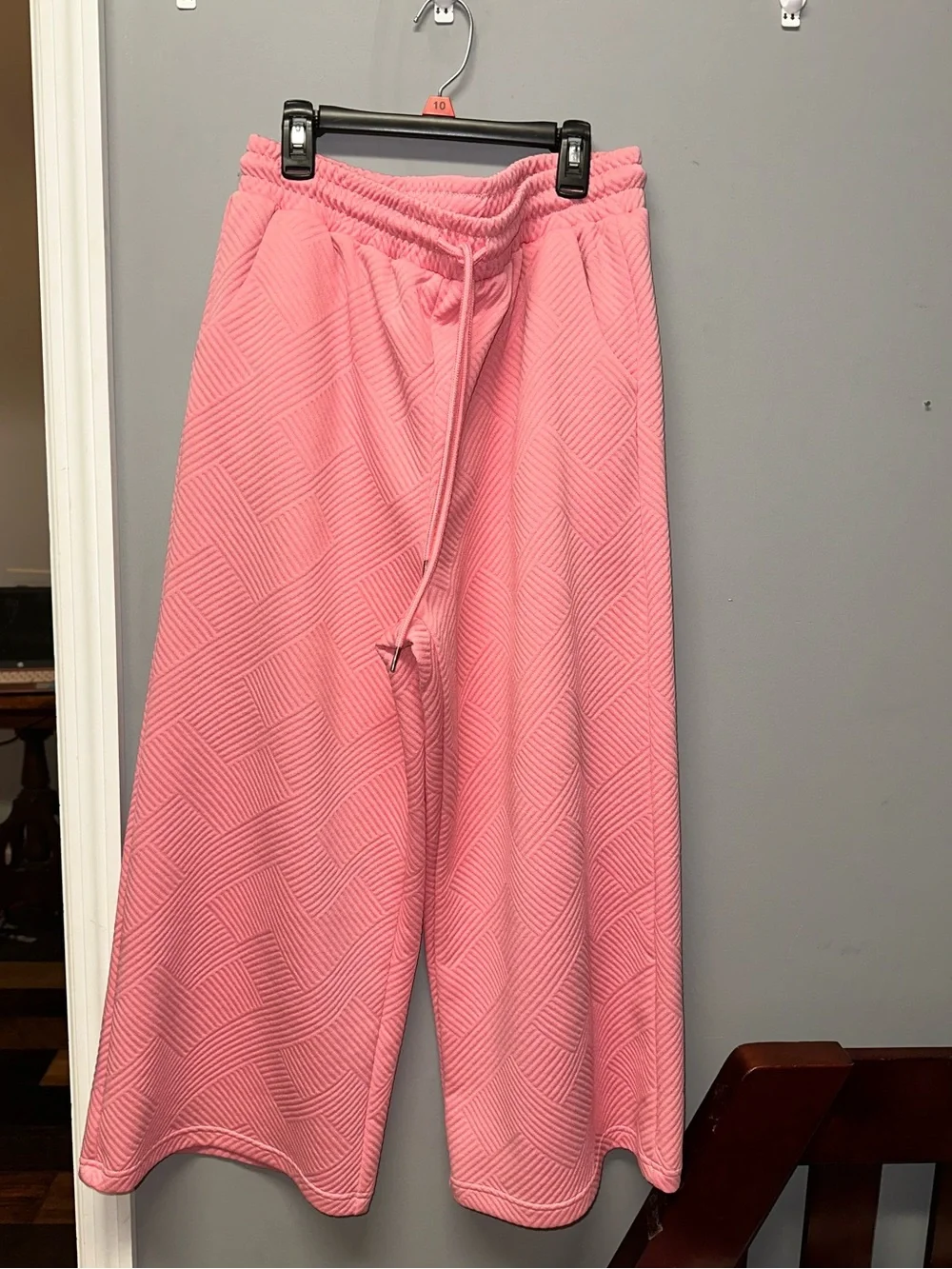 Women’s Textured Pink Matching Set